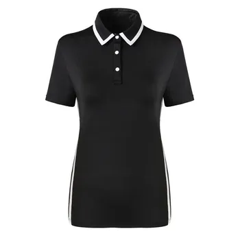 Augstas Kvalitātes Sieviešu Golfa Valkāt Polo Krekls Vasaras Īsām Piedurknēm Golfa T-krekls Elastīga, Ātri, Sausā Sporta Topi Korejas Modes Dāmas Tees