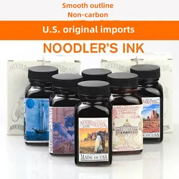 ASV Imports Noodler Tinti Tintes Pildspalvu Zīmēšanas Rakstot Ūdensizturīgs Tintes Akvarelis Kontūra Gluda leduslācis Brūns Ne-oglekļa