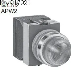 [ZOB] APW299R idec, kas importētas no Japānas, un pavasara APW222DR indikators APW233Y 22mm apaļi izliekta--10PCS/DAUDZ