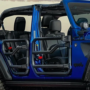Caurules durvis ar tērauda materiāla, bez spogulis par jeep wrangler JL 2018+ Lantsun JL1260 4 durvju auto piederumi