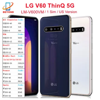 Oriģinālā LG V60 ThinQ 5G V600VM 6.8