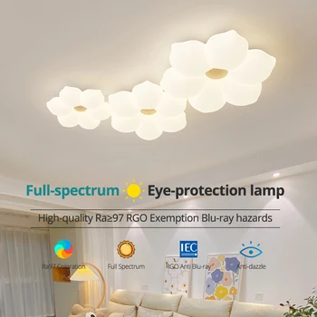 LED lustras, lai ēdamistaba Piemērots dzīvojamā istaba,Guļamistaba, Kabinets, iekštelpu apgaismojums Balta Lampas, mājas dekorēšanas piederumi