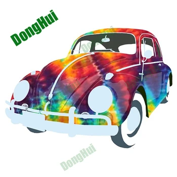 Krāsains par Vabole Grafikas, krāsains uzlīmes vintage automašīnām Auto Logu Uzlīmes Aizmugurējā Vējstikla Ķivere Tablete Camper Uzlīmēm