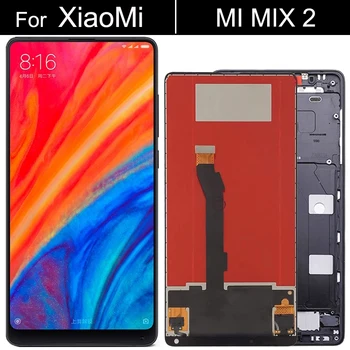 Oriģināls Par Xiaomi Mi Mix2 LCD Displejs 10 Touch Screen Panelis XAIOMI Sajauc 2 MDE5 LCD Digitizer Montāža Nomaiņa+Rāmis