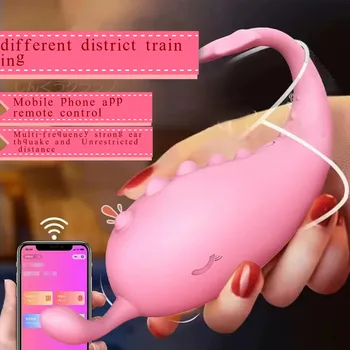 Vaginālās Bumbiņas Dildo, Vibratori Bluetooth APP Mobilo Telefonu Kontroles Bezgalīgs Attālums Anālais G-spot Vibrācijas Olu Sieviešu Dzimuma Rīku Rotaļlietas