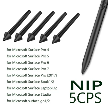 5GAB Pildspalvu Uzgaļi 2H Rezerves Komplekts Microsoft Surface Pro 7/6/5/4/Book/Studio/Go Irbuli, Zīmulis, Zīmuļi