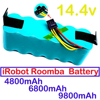 Batterie 14,4 V 9800mAh pour aspirateur robots Kitfort KT504 Haier T322 T320 Panda X500 X580 X600 Ecovacs Spogulis CR120 Dibea