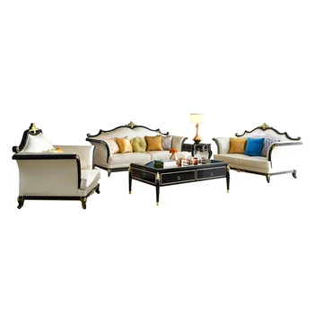 Amerikāņu Ādas Dīvānu Komplekts Dizainu Canape Frekvencēs 1 2 3 Vietīgo Dīvānu Dzīvojamā Istabā