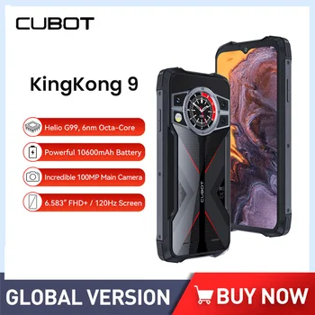 Cubot KingKong 9 Izturīgs Tālruņiem 6.583 Collu HD Ekrāns Helio G99 Octa Core 12 GB+256 GB 100MP Kamera Viedtālrunis 10600 mAh Baterija, NFC