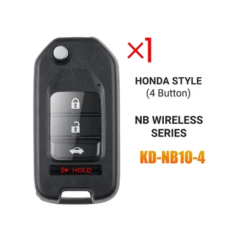 Par KEYDIY NB10-4 KD Tālvadības Auto Atslēgu Universāls 4 Pogu Honda Stilu KD900/KD-X2 KD MINI/ KD-MAX