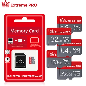 Karstā Pārdošanas Atmiņas Kartes 4GB 8GB 16GB 32GB 64GB, 128GB un 256 gb Mini SD atmiņas Karte 256 128GB Micro TF SD Kartes cartao de memoria Tālruņa PC
