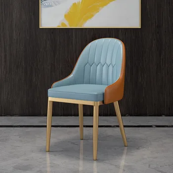 Ziemeļvalstu Luksusa Ēdamistabas Krēsli Minimālisma Relaksējošu Mūsdienu Dizaina Ēdamistabas Krēsli Atzveltnes Sillas De Comedor Mājas Mēbeles WZ50DC