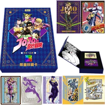 2023 Jaunu Oriģinālu Anime JoJo Dīvaino Piedzīvojumu Jojo Kartes Rakstzīmes Kolekciju Kartes Hobijs Spēle Kolekciju Bērniem Dāvanas
