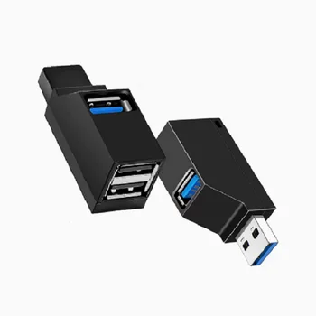 Auto USB Extender Sadalītājs Daudzu Vienā Klēpjdators, Desktop Daudzfunkcionālo USB Diska Vairāku Ostas Spraudnis Interfeiss Uzlādes Konversijas Con