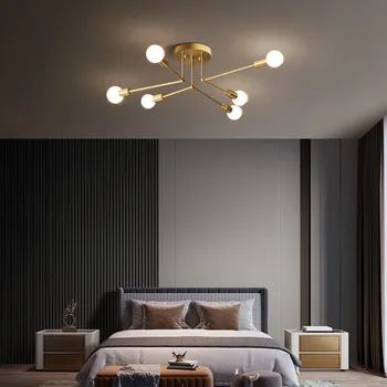 Mdern LED Lustras Minimālisma Mākslas Griestu Lampas Dzīvojamā Istaba, Guļamistaba, Ēdamistaba Viesnīca Nordic Mājas Interjera Dekorēšana Gaismas