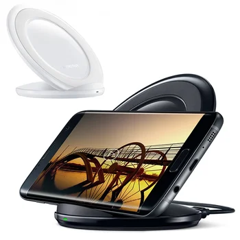 QI Bezvadu Lādētājs Samsung Note 5 8 9 S6 7 Malas S8 9 Plus iPhone 8 X XS XR XS MAX Tālruņa Uzlādes Pad EP-NG930