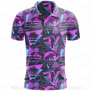 Plus Lieluma Vasaras Polo Krekls Gadījuma Modes Polo Tee Kreklus Vīriešiem ar Īsām Piedurknēm Ātri Sausas Zvejas Golfa T-krekls Topi Apģērbi