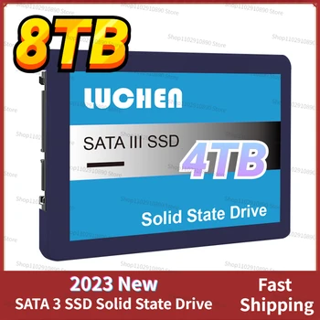 8TB Jaunu 2023 Iekšējo Cieto Disku Cieto Disku SSD 2.5 Collu Sata III SSD disks 4TB Cieto Disku Disku Klēpjdatoru Mikrodatoru Desktop