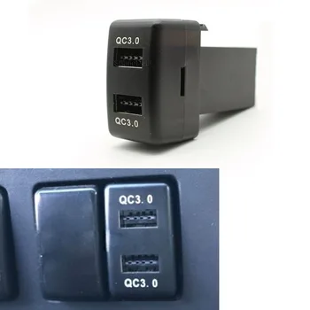 Pārbūvēt QC3.0 Telefons Lādētājs USB Spraudnis Isuzu Van 700P KV100 KV600