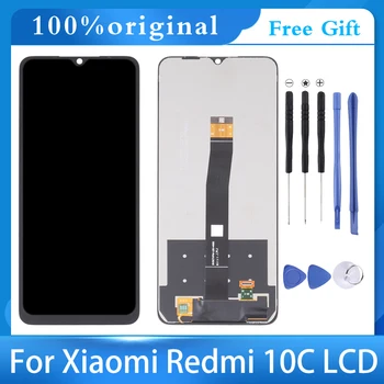 Par Xiaomi Redmi 10.c Lcd Displejs, Touch Screen Digitizer Montāža Ar Rāmi Redmi 10.c Displejs, Rezerves Daļas, Remonts