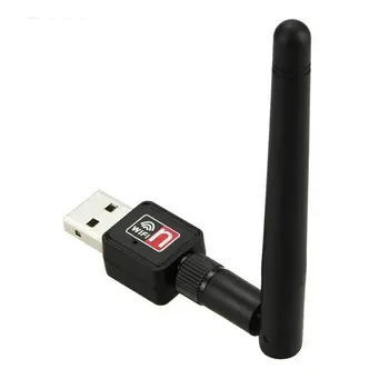 WiFi Adapteri Bezvadu USB Adapteri 5.8 GHz/2.4 GHz Viena frekvenču Joslā 150Mbps USB Adapteris 2 dbi Ārējā Antena Atbalsta XP Dropshipping