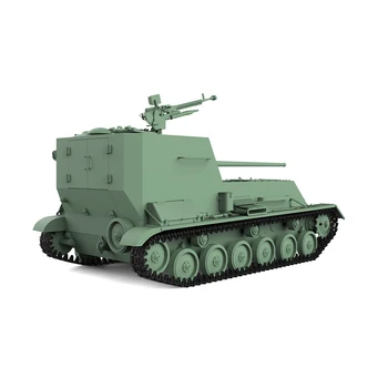 SSMODEL 144609 V1.5 1/144 3D Iespiesti Sveķi Modeļa Komplekta Padomju SU-76G Tank Destroyer