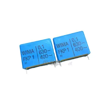 10PCS/Veimāras Kondensators WIMA 630V 104 0.1 UF 630V 100nF FKP1 Pin Attālums 27.5 mm