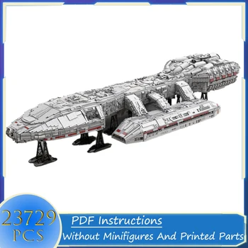 Star Filmu Sērijas Battlestar Galactica Modelis, Celtniecības Bloki Ieroci Kosmosa kuģis, Ķieģeļu DIY Montāža Rotaļlietas, Bērnu Svētku Dāvanu