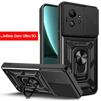 Bruņas Triecienizturīgs Capa par Infinix Nulles Ultra 5G Gadījumā Slaidu Kameras Lēcu Aizsardzības Turētājs Aizmugurējā Vāciņa Infinix Nulle 20 4G Būtiska