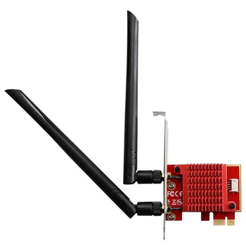Wifi6e Bezvadu Tīkla Karti AX210 Tri-Band Gigabit 6G Tīkla Karti, Bluetooth 5.2 Darbvirsmas Tīkla Kartes Adapteris