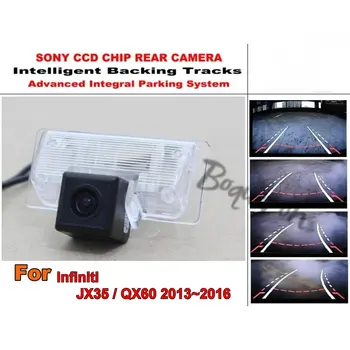 Infiniti JX35 / QX60 2013~2016 Smart Dziesmas Čipu Kamera / HD CCD Saprātīga Dinamisku Autostāvvieta Automašīnu Atpakaļskata Kamera