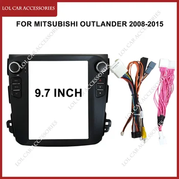 9.7 Collu Fascijas Par Mitsubishi Outlander 2008-2015 Auto Radio Stereo GPS MP5 Atskaņotājs Android 2 Din Galvu Vienība Panelis Paneļa Rāmja