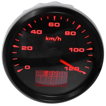 Bezmaksas Piegāde 85mm GPS Speedometers 0-120 km/H Ātruma Mileometers Odometers Reisā Skaitītāji, COG ar 8 Veidu Apgaismojums Auto Kravas automašīna