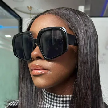 Luksusa Zīmolu Dizaineris Kaķu Acu Saulesbrilles Sieviete Vintage Black Mirror Saules Brilles Modes Liels Rāmis Foršs, Sexy Sievietes Oculos