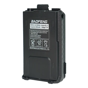 Sabiezēt Baofeng UV-5R Akumulatoru, Atbalsta USB Kabeli Maksa Par Walkie Talkie UV5R Sērija Divi Veids, CB Radio, Papildu Li-ion BL-5 Akumulatora