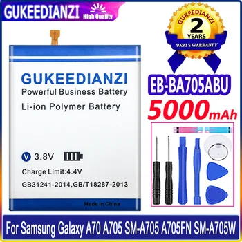 Bateria EB-BA705ABU 5000mAh Rezerves Akumulatoru SAMSUNG Galaxy A70 A705 SM-A705 A705FN SM-A705W Augstas Kvalitātes Akumulatora +Instrumenti