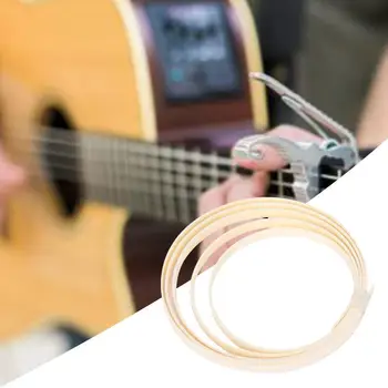 1Pc Ģitāra ABS Plastmasas Saistošu Purfling Lentes Malu Apdari Kastīšu Ģitāra havajiešu ģitāra, Bass Kakla Ķermeņa Luthier Instrumentu Akustiskā Klasiskā