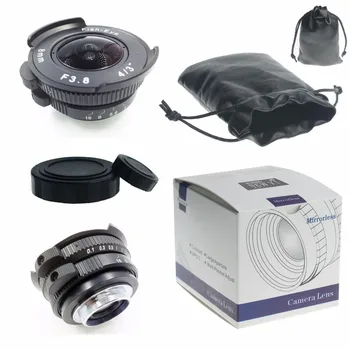 8mm f / 3.8 platleņķa objektīvs mirrorless kameru ar C, 4/3 Adapteris Olympus Panasonic Lumix Mikro Kamera