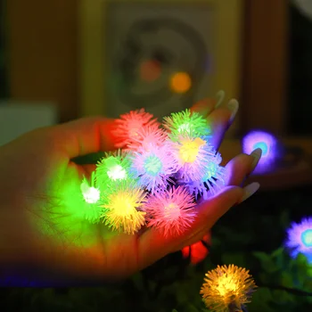 Saules Ziemassvētku ārpus Telpām Gaismas, LED String Pommel Bumbu Kabīne Iestatījumu, Kempings Atmosfēru Formas Pusei, Dārza Svētki Dekori Lampas