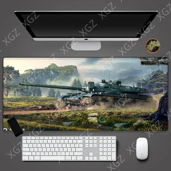 Yuzuoan XL World of Tanks Peles Paliktņa Liela, neslīdoša un Netīrumiem, izturīgs pret Klaviatūru Pad Klēpjdators, Desktop, Lai Aizsargātu Spēlētājiem Peles