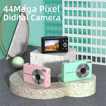 Digitālā Fotokamera Uzlādējams Digitālās Kameras ar 16x Zoom Kompakto Fotokameru FHD) 1080P 44MP Kameras Iesācējs Foto