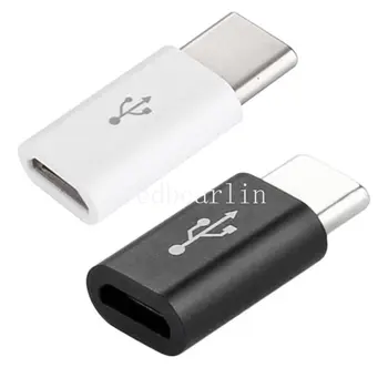 100gab Adapteris no Micro USB Uz C Tipa Otg plug Android Micro USB Savienotājs Type C Samsung Huawei Xiaomo Android tālrunis