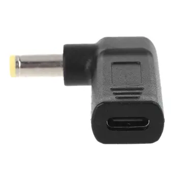 USB C Tipa Sieviešu ir 5.5x1.7mm Strāvas Adaptera Kontaktdakšas Pārveidotājs Klēpjdators Lādētāju par acer aspire 5630 5735 5920 5535 5738