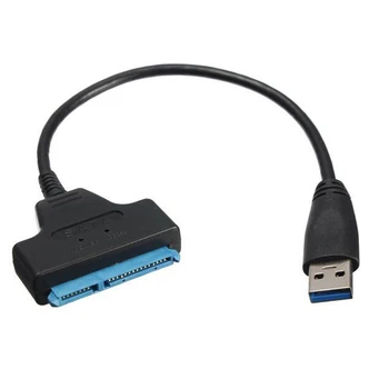 CY Cablecc Super ātrums 5Gbps USB 3.0 SATA 22 Pin Adapter Cable for 2.5