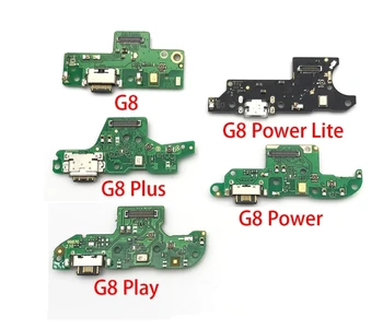 100gab USB Lādētāju Valdes Uzlādes Dokstacijas Pieslēgvieta Flex Kabelis Motorola Par Moto G8 Jauda Lite G8 Spēlēt G8 Plus Nomaiņa