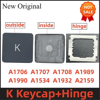 K KeyCap par MacBook Pro Retina A1708 A1706 A1707 A1989 A1990 A1534 A2159 A1534 Tastatūras Gadījumā Galvenie Klp atslēgas ar šarnīru
