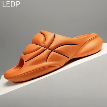 Vīriešu Čības Vasaras Bieza-soled Sandales Ikdienas Mode Virsdrēbes Krāsošana Krāsotas Basketbola Čības neslīdoša Flip Flops