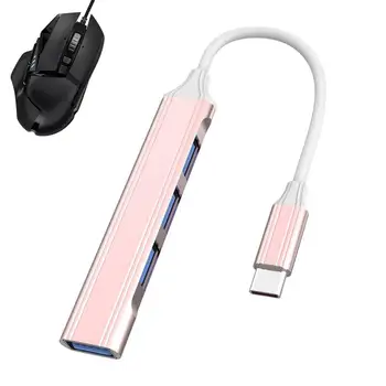 USB Sadalītājs USB 3.0 Portu Extender Multi-funkciju USB Expander Datus, kas Piemērojami PC Klēpjdators, USB Zibatmiņas Diskus 4-Port Spraudni Un